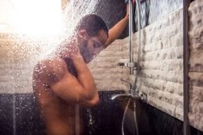 Contrast shower to increase potency